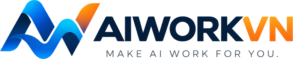 AIWorkVN logo with the tagline Make AI Work for You